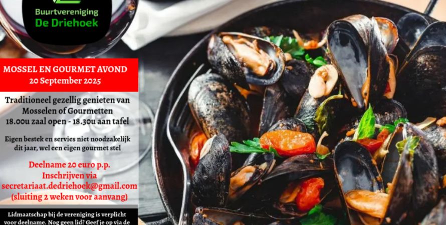 Mossel en Gourmet avond