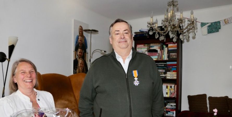 André de Regt met recht geridderd